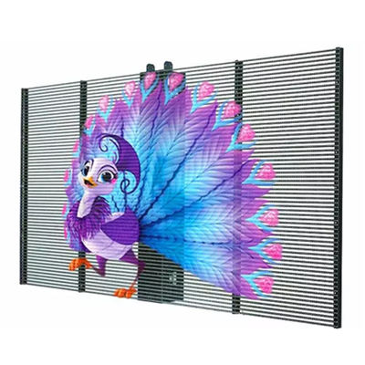 500*1000 TRA-M Indoor Transparent LED Screen Display Easy Installation in Shopping Mall