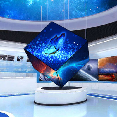 High Precision Special Shape LED Display / LED Cube Screen For Shopping Mall