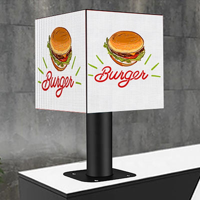 High Precision Special Shape LED Display / LED Cube Screen For Shopping Mall
