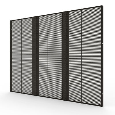 Indoor aluminum cabinet 1500*1000 PH3-7 Transparent advertising publish LED Screen