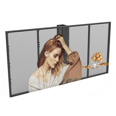 Lightweight Transparent LED Screen Display Video Wall 500*1000mm TRA-M PH10-10