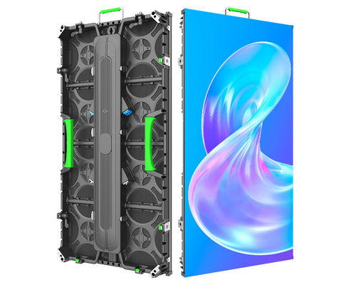 500*1000mm RS-A 4.8 Indoor video wall Die Casting Aluminum  rental LED display screen