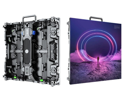 Die Casting Aluminum Rental LED Display Screen Waterproof High Brightness 4500cd/2