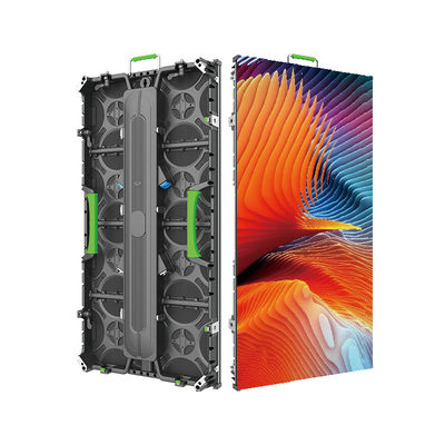 500*1000mm RS-A 4.8 Indoor video wall Die Casting Aluminum  rental LED display screen