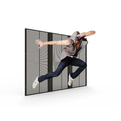 Indoor aluminum cabinet 1500*1000 PH3-7 Transparent advertising publish LED Screen