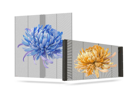 1000mmx1000mm Transparent Video Wall PH10-10 for 3D advertising panel