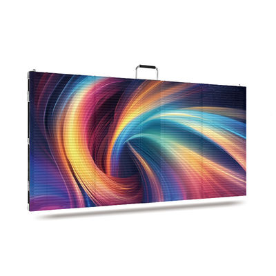 Transparent LED Screen Display HT 500*1000 multi installtion way 3D Transparent Video Wall