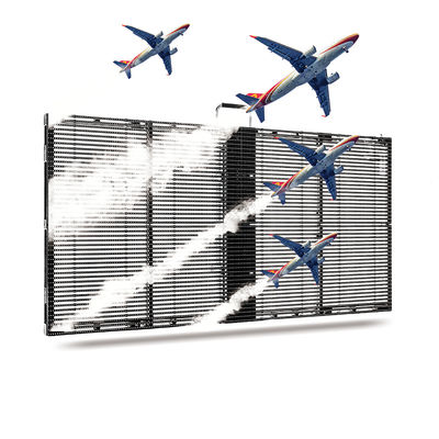 500mm*1000mm PH3-7 Outdoor Arbitrary customization LED transparent screen display