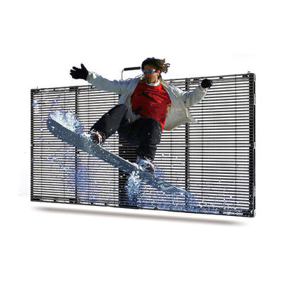 Seamless Transparent LED Screen Display Outdoor Full Color With Wide Viewing Angle