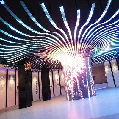 Advertising Splicing Flexible LED Screen Wall Customized Curved LED Video Wall