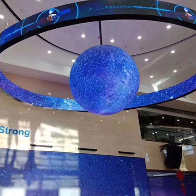 Large Flexible LED Screen Display High Brightness Curved Video Wall Displays