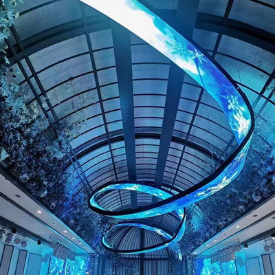 SR-M series LED soft module solutions with rich colors, high brightness and 140° bending