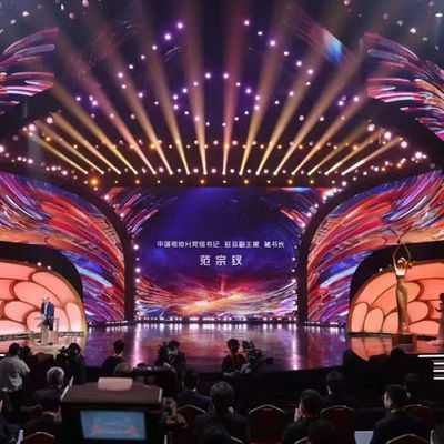 High Contrast LED Transparent Film Screen Modular Assembling With Wide Viewing Angle