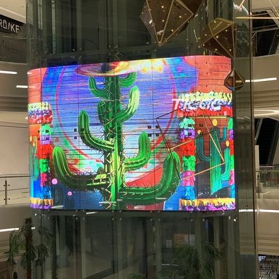 Customized brightness Transparent LED Crystal Film Screen for Dynamic Visual Impact