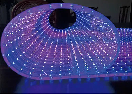 High-definition LED Crystal Film Screen Customized Indoor Transparent Large-screen Display