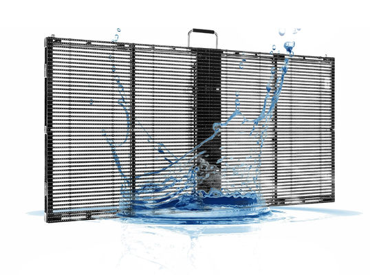 High Brightness Transparent LED Screen Display IP65 LED Wall Outdoor Display