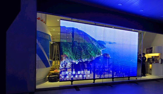 1000*1000 Transparent LED Display Screen high brightness -P5-10 Thin and Bright