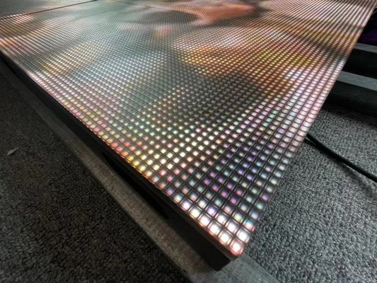 CE Interactive LED Floor Panels , Light Up Dance Floor Tiles LED 500mm*500mm