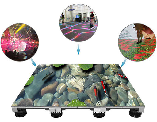 DM-R PH2.6 LED Dance Floor Tiles Full color 500mm*500mm Fixed Installation