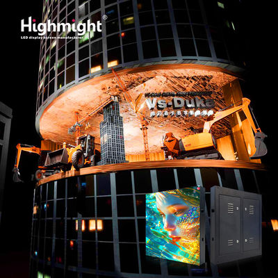 Outdoor Naked Eye 3D LED Display Screen Customized 320mmx160mm