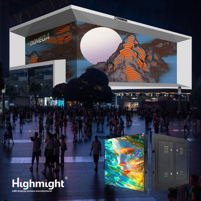 Outdoor Naked Eye 3D LED Display Screen Customized 320mmx160mm