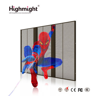 Indoor TRA-B 15-15 Transparent LED Screen Display 3D Advertising Screen Dual Maintenance Way