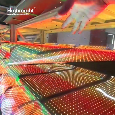 Highly Transparent LED Crystal Film Screen Ultra-thin Design Borderless Transparent Display