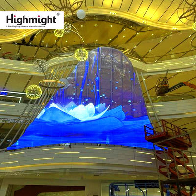 HD Resolution LED Crystal Film Screen High Brightness And Wide Viewing Angles
