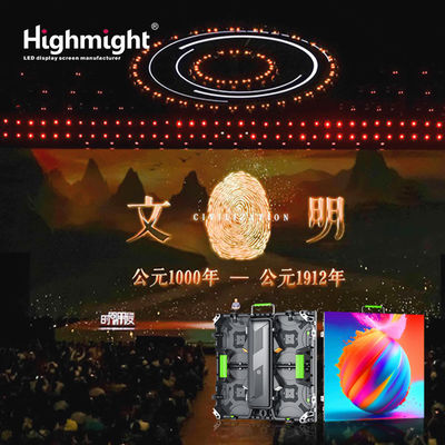 Full-color display for indoor and outdoor use, quick installation and disassembly of LED rental screen