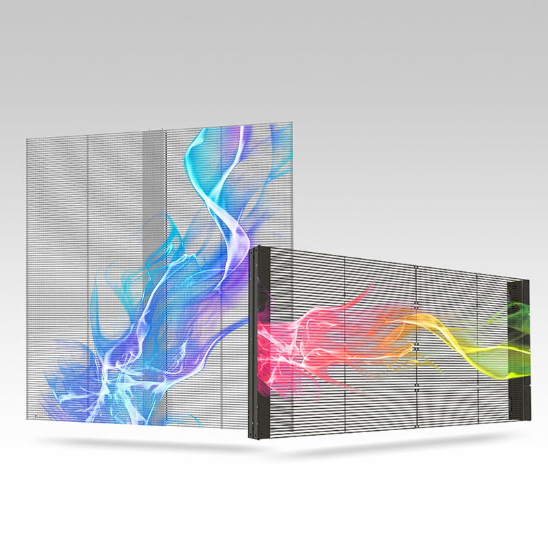 Indoor 1000*1000 PH3-7 Transparent LED Display panel High Brightness Aluminium Alloy