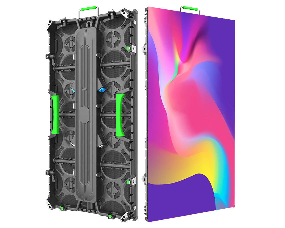 500mm*1000mm RS-A 2.9 outdoor Die Casting Aluminum thin and bright rental led screen