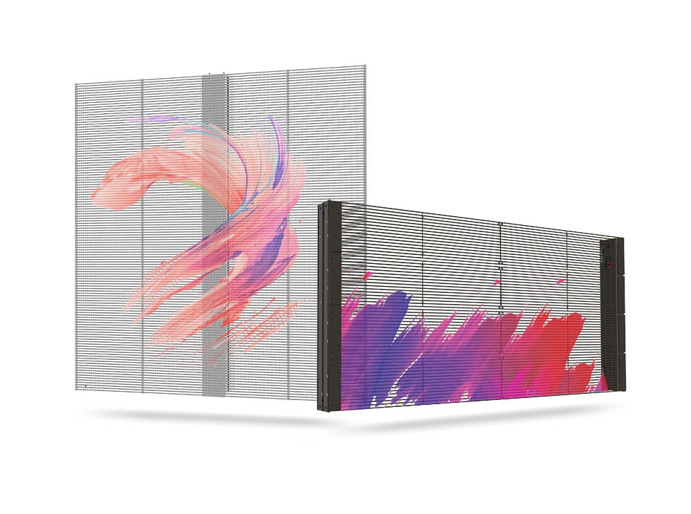 1000*1000 TRA-M  Ultra Clear Indoor Transparent LED Display Screen Easy Installation