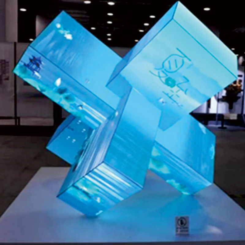 Full Color Customized LED Screen Small LED Lamp Pitch With Wide Viewing Angle