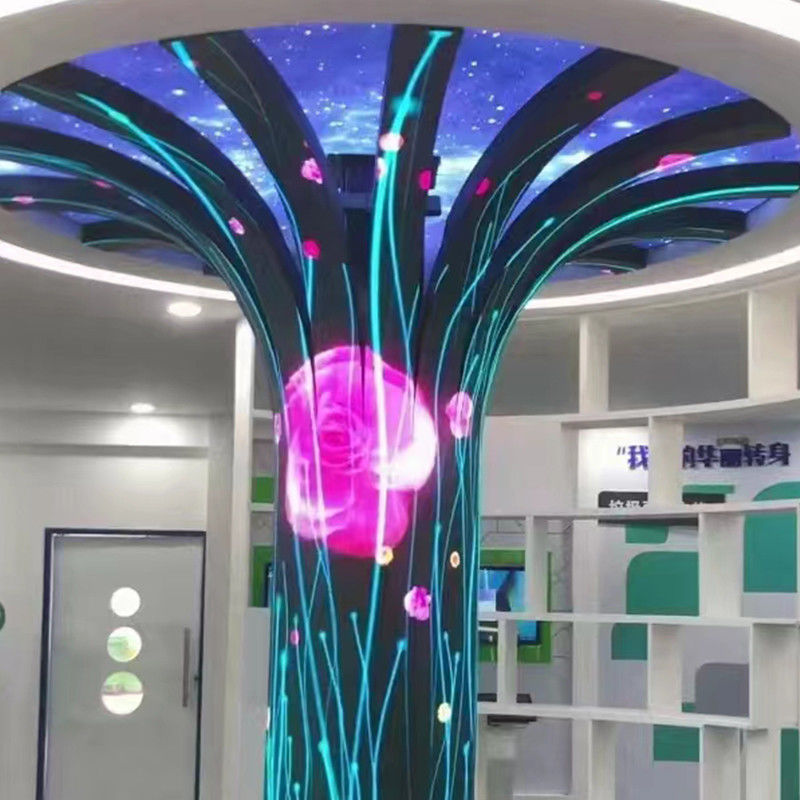 SR-M series LED soft module solutions with rich colors, high brightness and 140° bending