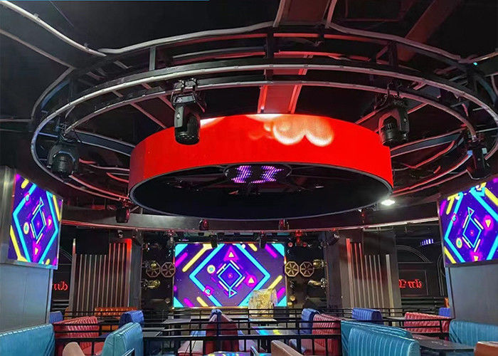 LED flexible screen can be bent 140° to meet various shapes such as cylinder, inner arc, spiral, etc.
