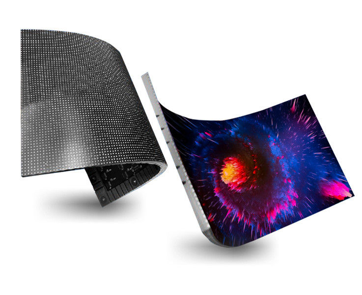 Commercial Full Color Flexible LED Video Display Screen HMT-SA-P4