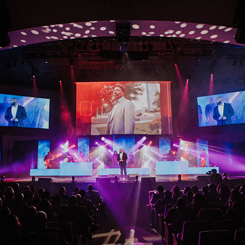 Indoor Stage Rental LED Screen High Refresh And High Gray LED Screen